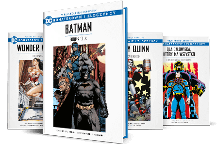 Cztery tomy komiksów Uniwersum DC